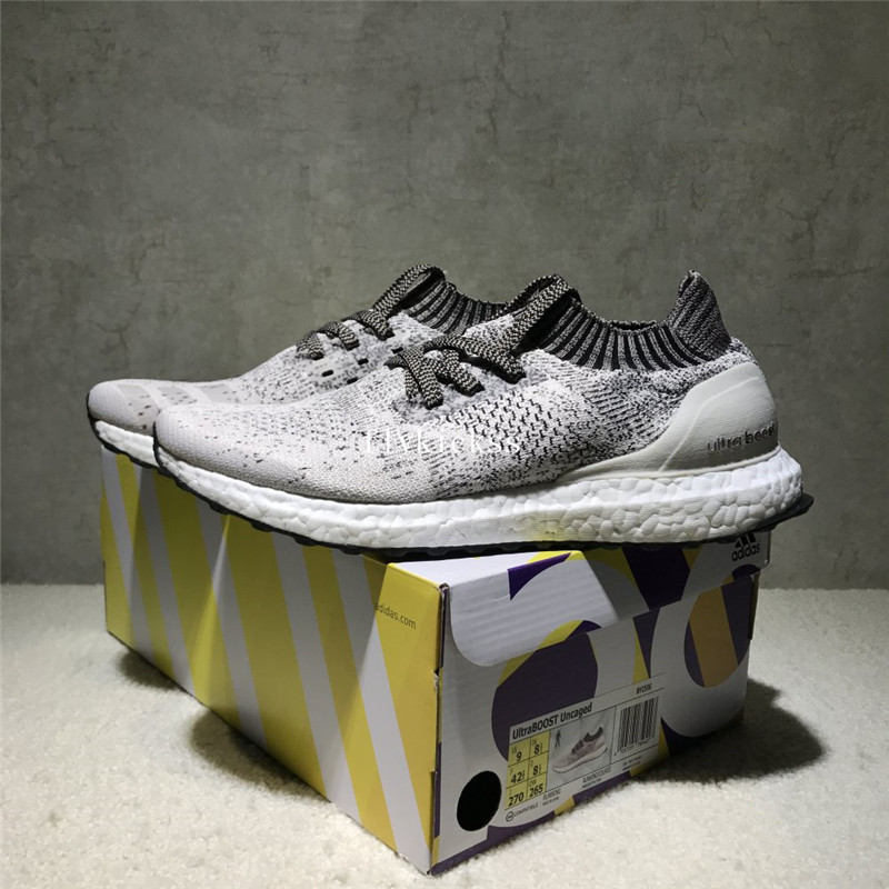 Adidas Ultra Boost Uncaged UB Sock Light Grey White